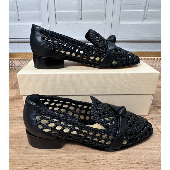 Alexandre Birman Clarita Basketry Loafer Black Sz 7 US 37 EU NIB Casual Elegance - Picture 3 of 15